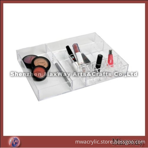 Clear Square Acrylic Cosmetic Display/Holder Case